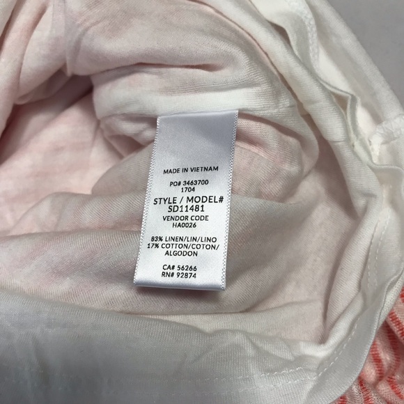 Splendid Striped Halter Linen Blend Dress (XS) NW - Picture 8 of 8